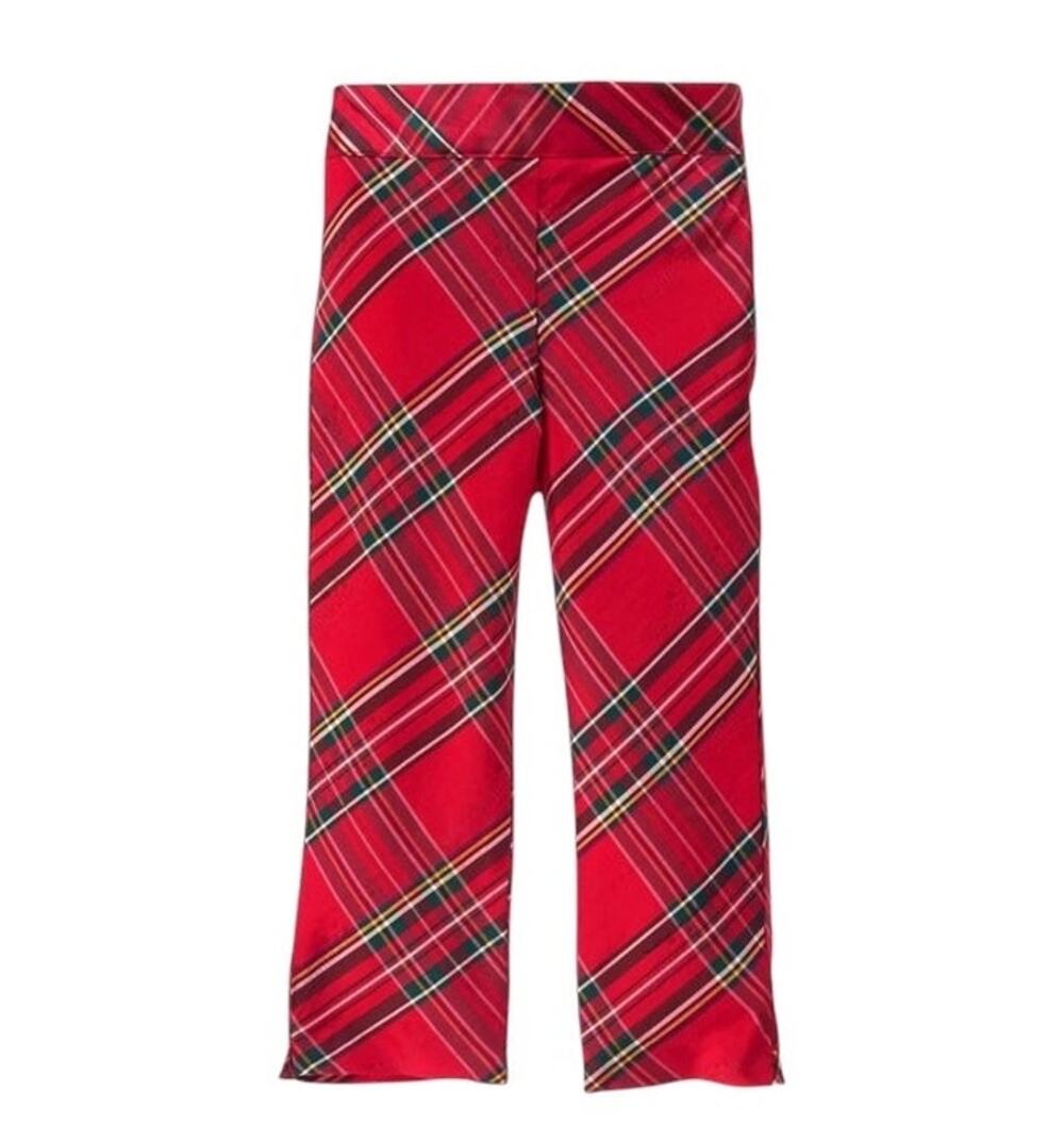 NWT Janie & Jack Red Plaid Pants Tartan Holiday Dressy preppy Kids 8 years old
